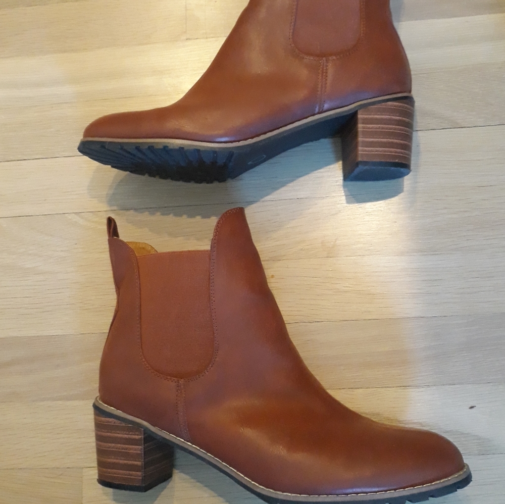 Jolimall Brown Heeled Boots Size 42(9-9.5) New without The Box